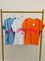 T-Shirt Col V Imprimé Le Marais Esprit Casual Parisien – Image 5