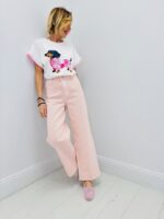 T-Shirt Teckel Brodé Patchwork Esprit Fun Chic