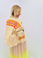 Veste Denim Brodée Motifs Colorés - Gold&Silver – Image 8