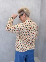 Chemise Imprimée Visages Illustrés Esprit Arty Chic