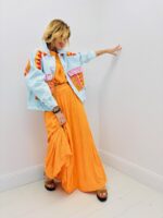 Veste Denim Brodée Motifs Colorés - Gold&Silver – Image 7