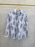 Chemise Rayée Fleurie Grande Taille Esprit Chic Printanier – Image 4