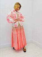 Chemise Brodée Fleurie En Viscose Et Lin - Gold&Silver – Image 4