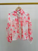 Chemise Brodée Fleurie En Viscose Et Lin - Gold&Silver – Image 3