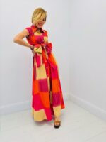 Robe Longue Dos Nu Effet Tie & Dye - Gold&Silver – Image 5