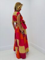 Robe Longue Dos Nu Effet Tie & Dye - Gold&Silver – Image 6