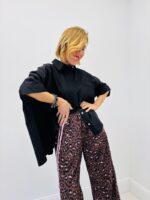 Chemise Plissée Au Dos Oversize En Coton Structuré