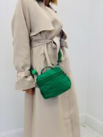 Mini Sac Nylon Multi-Poches Bandoulière Colorée