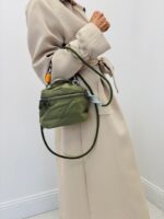 Mini Sac Nylon Multi-Poches Bandoulière Colorée – Image 5