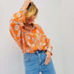 Chemise Fluide Imprimée Esprit Élégant Moderne