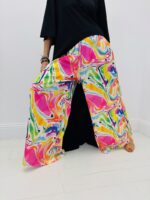 Pantalon Fluide Satiné Imprimé Esprit Élégant Et Coloré - JOEY&JOE – Image 3