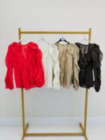 Blouse Volants En Coton Léger Esprit Bohème Élégant – Image 2