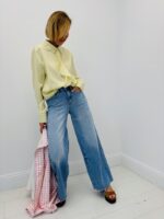 Chemise Jabot Fluide En Coton Et Lin Élégance Féminine – Image 5