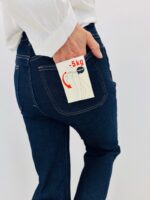 Jean Wide Leg Taille Haute À Poches Plaquées Esprit Vintage Chic – Image 5