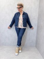 Veste Denim Stretch Classique Élégante - S'QUISE – Image 3