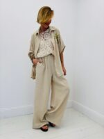 Chemise En Gaze De Coton Brodée Palmier Esprit Estival Chic – Image 2