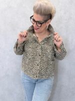 Veste Imprimé Léopard En Coton