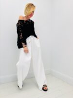 Pantalon En Gaze De Coton Coupe Fluide Taille Élastique Confort Absolu – Image 5