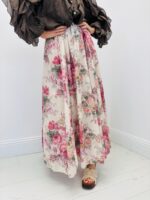 Jupe Longue Motif Tapisserie En Coton Esprit Bohème Élégant – Image 6