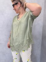 Top Fluide En Viscose Avec Dentelle – Image 3