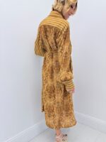 Robe Chemise Patchwork Imprimé & Rayures – Image 4