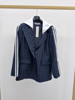 Veste Blazer Rayures Avec Capuche – Image 2