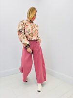 Veste Courte Façon Tapisserie Motif Floral Brodé