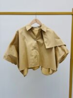 Chemise Oversize Fluide Coupe Cape Élégante – Image 2