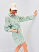 Short Rayé À Motifs Cœurs En Coton – Image 4