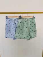 Short Rayé À Motifs Cœurs En Coton – Image 2