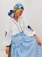 Chemise Fluide Brodée En Viscose