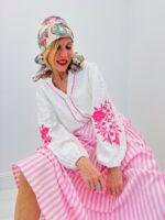 Chemise Fluide Brodée En Viscose – Image 4