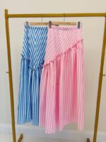 Jupe Longue Rayée À Volants – Image 2