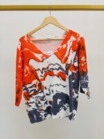 Pull col V coloré – Image 4