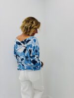 Pull col V imprimé floral – Image 3