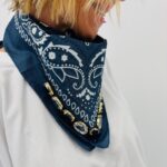 Carré Bandana Orné De Pierres Fantaisie