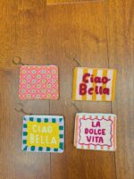 Pochette Porte-Monnaie Brodée Fabrication APW