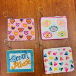 Pochette Porte-Monnaie Brodée Fabrication APW