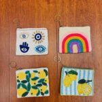 Pochette Porte-Monnaie Brodée Fabrication APW