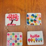 Pochette Porte-Monnaie Brodée Fabrication APW