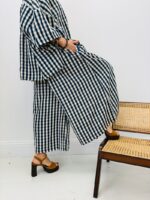 Pantalon Carreaux Large