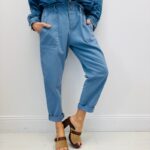 Pantalon Carotte Multicolore