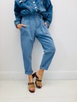 Pantalon Carotte Multicolore