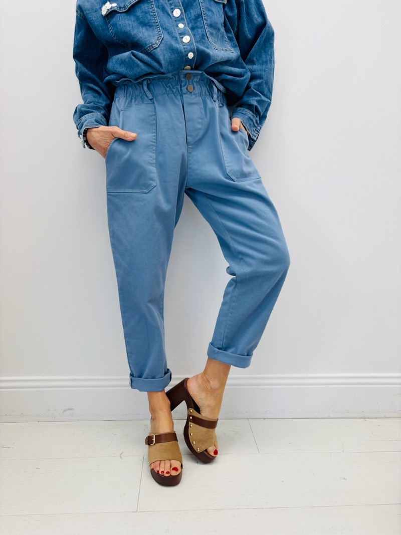 IMG_6055 Pantalon Carotte Multicolore – Image 1