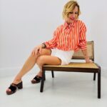 Chemise Rayée Orange - PALME