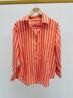 Chemise Rayée Orange - PALME – Image 4
