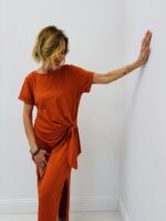 Robe Drapée Noeud – Image 8