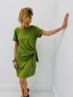 Robe Drapée Noeud – Image 5