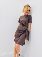 Robe Drapée Noeud – Image 10