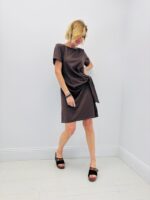 Robe Drapée Noeud – Image 9